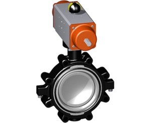 242型凸耳式蝶閥， 不帶手動手柄、GF蝶閥 氣動蝶閥