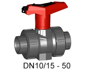 瑞士+GF+ 546型球閥，日標(biāo)PVC-U手動(dòng)球閥, 帶可鎖定手柄